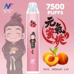 INF無限 × 鬼滅之刃聯名 一次性霧化桿 7500口-元氣蜜桃口味