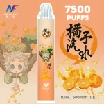 INF無限 × 鬼滅之刃聯名 一次性霧化桿 7500口-橘子汽水口味