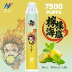 INF無限 × 鬼滅之刃聯名 一次性霧化桿 7500口-檸檬海鹽口味