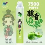 INF無限 × 鬼滅之刃聯名 一次性霧化桿 7500口-脆青蘋果口味