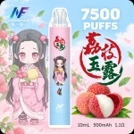 INF無限 × 鬼滅之刃聯名 一次性霧化桿 7500口-荔枝口味