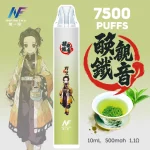 INF無限 × 鬼滅之刃聯名 一次性霧化桿 7500口-鐵觀音口味